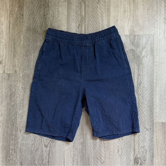 H&M Boys Seersucker Shorts Navy Pull On US 10 Preppy - Picture 2 of 6